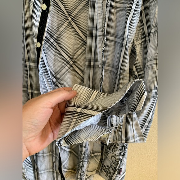 English Laundry Christopher Wicks Hand Sewn Embroidered Shirt 🌴 - Picture 10 of 14